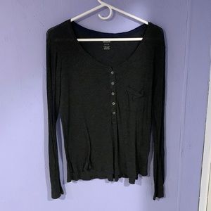 Aerie Quarter Button Shirt